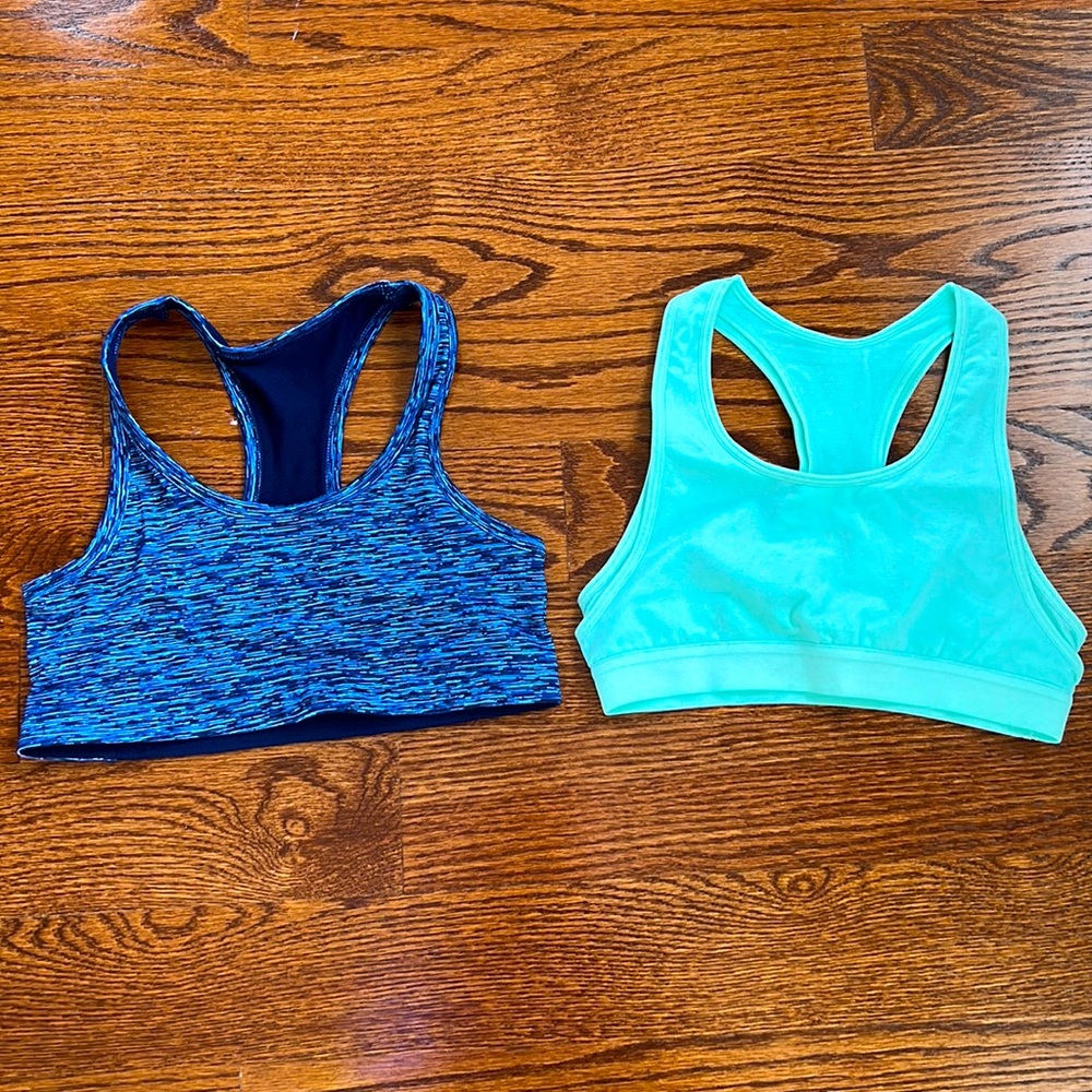 2 Sports Bras! Perfect Condition! Cute Colors!
